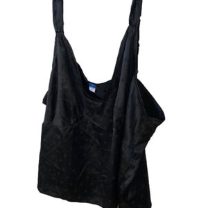 Old navy black polka dot tank top 3X